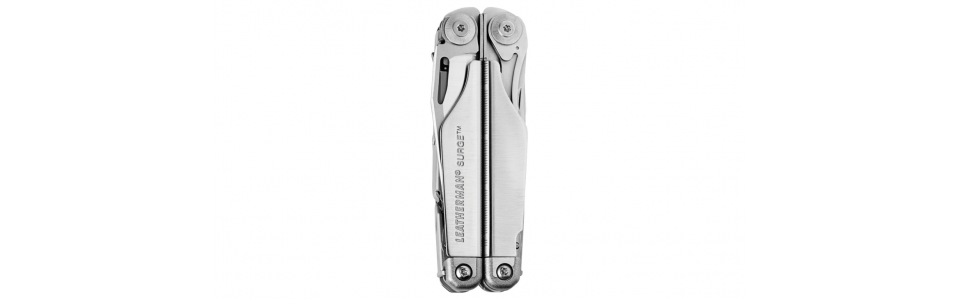 The Leatherman Surge features tools that are accessible while the tool is in its folded or closed position.