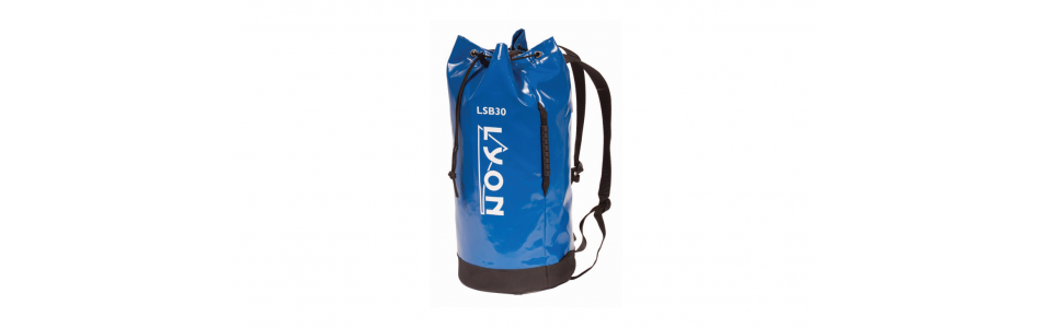 Lyon 30L/120m Rope Sack, shown in blue