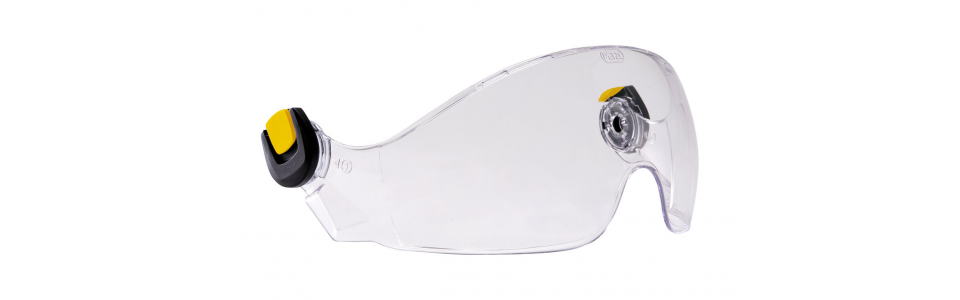 Petzl VIZIR eye shield with EASYCLIP system for VERTEX and STRATO helmets