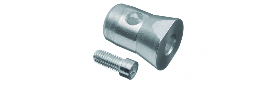Prolyte CCS6 Male Conical Half-coupler (with hole)